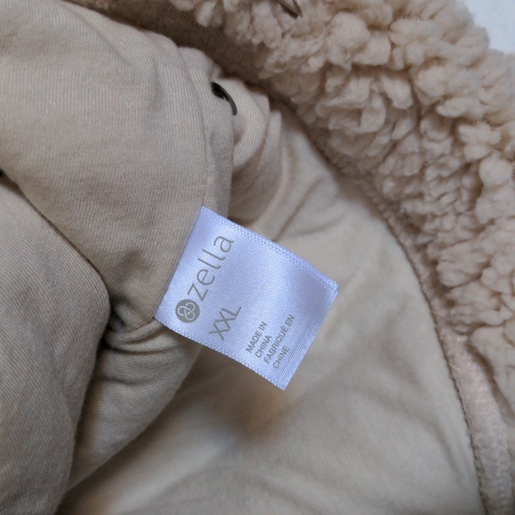 Zella Teddy Bear Fur Hoodie Sz: XXL NWT $69 - Picture 6 of 12